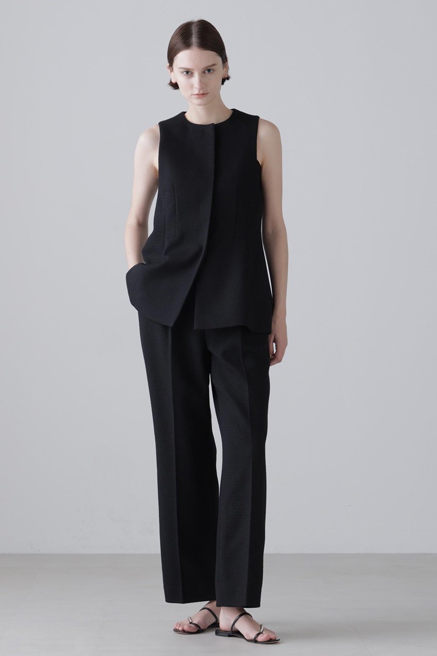 【アドーア/ADORE】のツイーディーブカティーニブラウス 人気、トレンドファッション・服の通販 founy(ファニー) 　ファッション　Fashion　レディースファッション　Fashion for Women　トップス・カットソー　Cut & Sew Tops　キャミソール&ノースリーブ　Camisoles & Sleeveless Tops　シャツ・ブラウス・オフィスカジュアル　Elegant Blouses & Button-Ups　おすすめ　Recommended / Our Picks　セットアップ　Set-Up, Coordinated Outfit　ツイード　Twill, Twill Weave　ノースリーブ　Sleeveless, No-Sleeve　無地　Plain, Solid Color　other-4|ID: prp329100004849800 ipo3291000000035998424