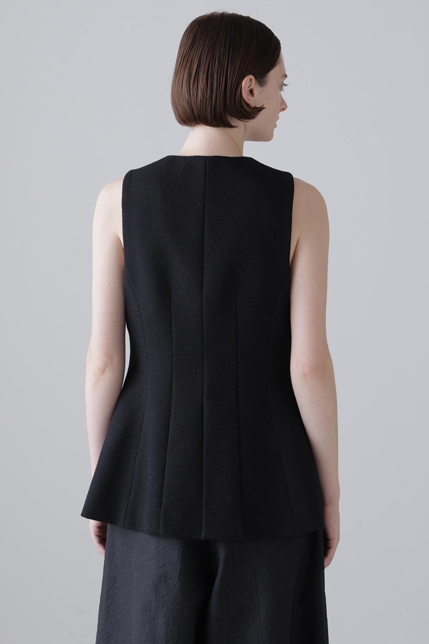 【アドーア/ADORE】のツイーディーブカティーニブラウス 人気、トレンドファッション・服の通販 founy(ファニー) 　ファッション　Fashion　レディースファッション　Fashion for Women　トップス・カットソー　Cut & Sew Tops　キャミソール&ノースリーブ　Camisoles & Sleeveless Tops　シャツ・ブラウス・オフィスカジュアル　Elegant Blouses & Button-Ups　おすすめ　Recommended / Our Picks　セットアップ　Set-Up, Coordinated Outfit　ツイード　Twill, Twill Weave　ノースリーブ　Sleeveless, No-Sleeve　無地　Plain, Solid Color　other-7|ID: prp329100004849800 ipo3291000000035998427