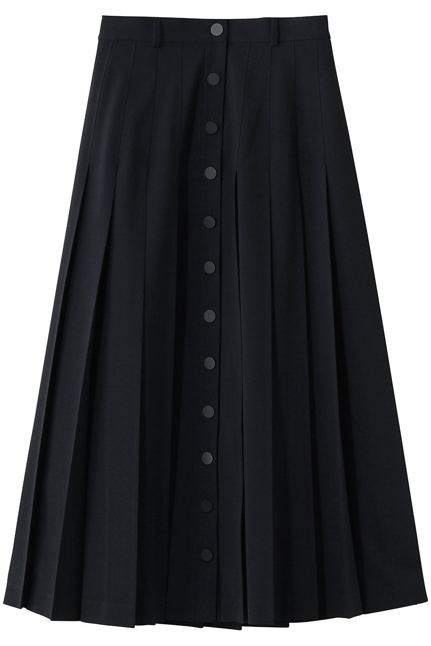 【マルティニーク/martinique】の【l heritage martinique】スカート インテリア・キッズ・メンズ・レディースファッション・服の通販 founy(ファニー) 　ファッション　Fashion　レディースファッション　Fashion for Women　スカート　Skirts　ロングスカート　Long Skirts / Maxi & Midi Skirts　2026年　2026　クロップド　Cropped, Short Length　フロント　Front, Front Design　プリーツ　Pleats, Pleated　モダン　Modern, Contemporary　ロング　Long, Long-Length　エレガント 上品　Elegant　夏　Summer　春　Spring　S/S・春夏　SS, Spring/Summer, Warm Season　ネイビー|ID: prp329100004849804 ipo3291000000035511216