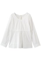 【マルティニーク/martinique】のタイプライタークルーペプラムブラウス ホワイト|ID: prp329100004849805 ipo3291000000035511224