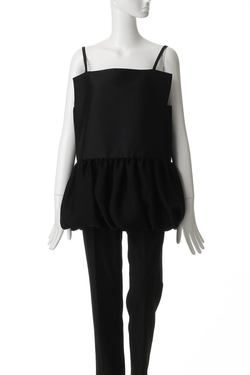 【ジェイドット/j.】のシルキーダブルフェイス バルーンペプラムキャミ 人気、トレンドファッション・服の通販 founy(ファニー) 　ファッション　Fashion　レディースファッション　Fashion for Women　トップス・カットソー　Cut & Sew Tops　キャミソール&ノースリーブ　Camisoles & Sleeveless Tops　シャツ・ブラウス・オフィスカジュアル　Elegant Blouses & Button-Ups　カットソー　Cut and Sewn Top　キャミ　Camisole, Cami Top　サテン　Satin, Glossy Fabric　ノースリーブ　Sleeveless, No-Sleeve　バルーン　Balloon, Balloon Silhouette　ビスチェ　Bustier, Corset Top　ベスト　Vest, Waistcoat　ペプラム　Peplum, Flared Hem　新作・新入荷　New Arrivals / New In　other-2|ID: prp329100004849808 ipo3291000000035511251