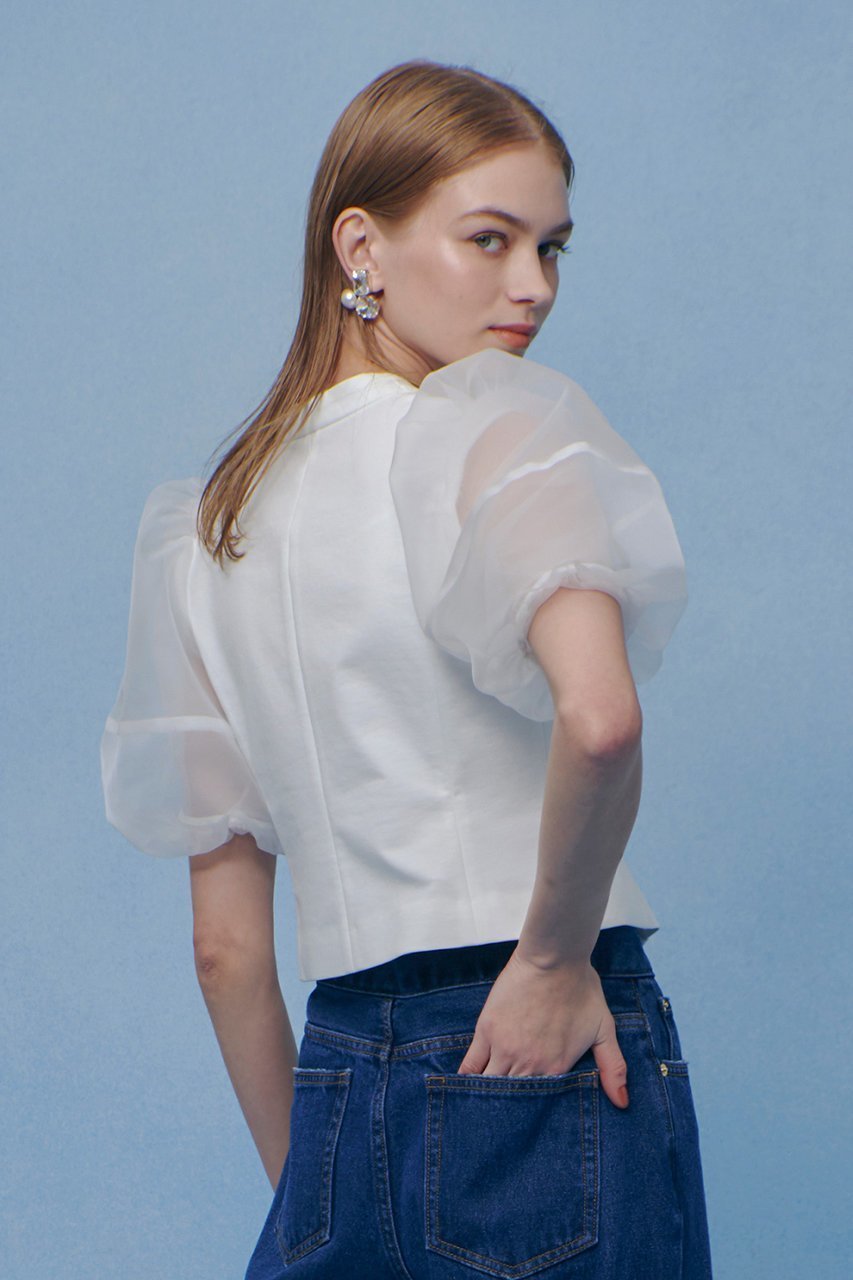 【アルアバイル/allureville】の【LOULOU WILLOUGHBY】バルーンスリーブシャツブラウス 人気、トレンドファッション・服の通販 founy(ファニー) ファッション Fashion レディースファッション Fashion for Women トップス・カットソー Cut & Sew Tops シャツ・ブラウス・オフィスカジュアル Elegant Blouses & Button-Ups 2026年 2026 ショート Short, Short Length スリーブ Sleeve, Long Sleeve / Short Sleeve トレンド Trend, Trending Now バルーン Balloon, Balloon Silhouette 夏 Summer 春 Spring S/S・春夏 SS, Spring/Summer, Warm Season other-1|ID: prp329100004849810 ipo3291000000035511266