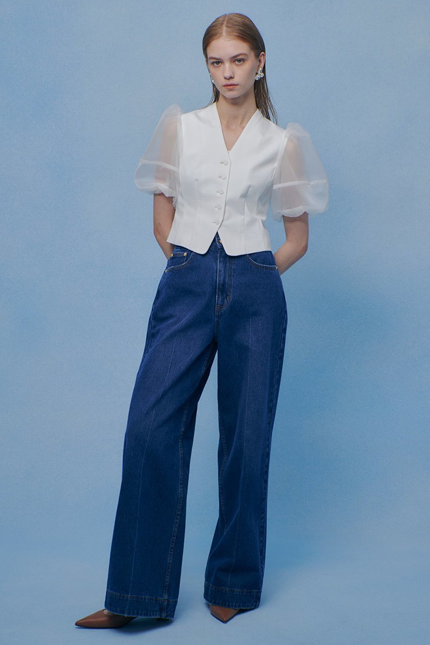 【アルアバイル/allureville】の【LOULOU WILLOUGHBY】バルーンスリーブシャツブラウス 人気、トレンドファッション・服の通販 founy(ファニー) ファッション Fashion レディースファッション Fashion for Women トップス・カットソー Cut & Sew Tops シャツ・ブラウス・オフィスカジュアル Elegant Blouses & Button-Ups 2026年 2026 ショート Short, Short Length スリーブ Sleeve, Long Sleeve / Short Sleeve トレンド Trend, Trending Now バルーン Balloon, Balloon Silhouette 夏 Summer 春 Spring S/S・春夏 SS, Spring/Summer, Warm Season other-3|ID: prp329100004849810 ipo3291000000035511271