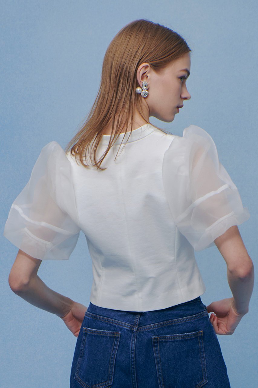 【アルアバイル/allureville】の【LOULOU WILLOUGHBY】バルーンスリーブシャツブラウス 人気、トレンドファッション・服の通販 founy(ファニー) ファッション Fashion レディースファッション Fashion for Women トップス・カットソー Cut & Sew Tops シャツ・ブラウス・オフィスカジュアル Elegant Blouses & Button-Ups 2026年 2026 ショート Short, Short Length スリーブ Sleeve, Long Sleeve / Short Sleeve トレンド Trend, Trending Now バルーン Balloon, Balloon Silhouette 夏 Summer 春 Spring S/S・春夏 SS, Spring/Summer, Warm Season other-5|ID: prp329100004849810 ipo3291000000035511274