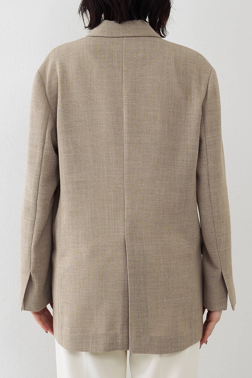 【ウィムガゼット/Whim Gazette】のリネンライクダブルテーラードジャケット 人気、トレンドファッション・服の通販 founy(ファニー) 　ファッション　Fashion　レディースファッション　Fashion for Women　アウター　Coat / Outerwear Collection　レディースジャケット・軽アウター　Jackets　テーラードジャケット / 通勤・きれいめスタイル　Tailored Jackets & Blazers　2026年　2026　おすすめ　Recommended / Our Picks　クール　Cool, Chic　ジャケット　Jacket, Outerwear　セットアップ　Set-Up, Coordinated Outfit　ダブル　Double, Double-Breasted　ドロップ　Drop Shoulder, Dropped Style　エレガント 上品　Elegant　夏　Summer　春　Spring　S/S・春夏　SS, Spring/Summer, Warm Season　other-7|ID: prp329100004849811 ipo3291000000035511287