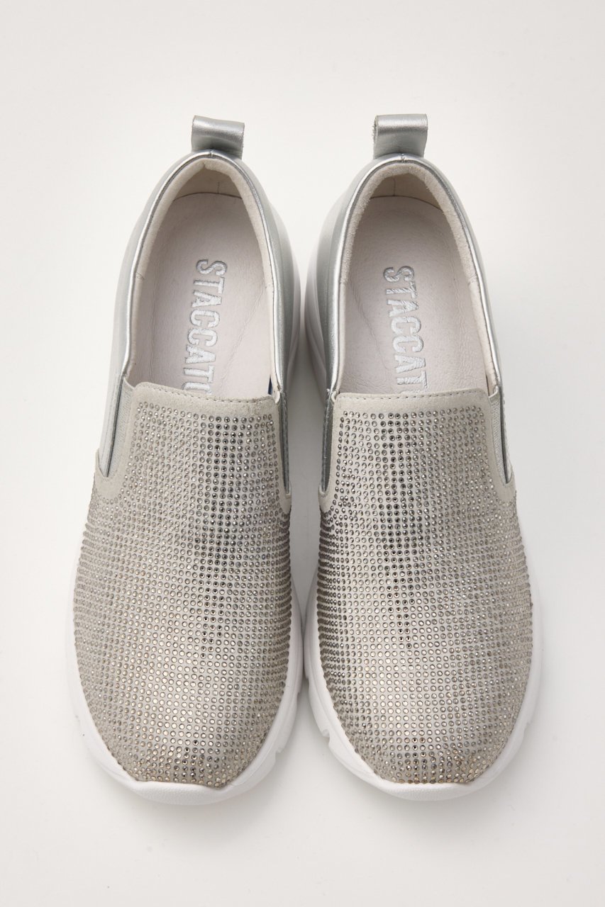 【スタッカート/STACCATO】のクリスハイヒールスリッポン 人気、トレンドファッション・服の通販 founy(ファニー) 　ファッション　Fashion　レディースファッション　Fashion for Women　2026年　2026　コンビ　Combo, Combination Style　シューズ　Shoes, Footwear　ストーン　Stone, Gem-Like　フラット　Flat, Flat Shoes　エレガント 上品　Elegant　人気　Popular, Best Seller　夏　Summer　春　Spring　S/S・春夏　SS, Spring/Summer, Warm Season　軽量　Lightweight, Ultra Light　other-3|ID: prp329100004849819 ipo3291000000035511499