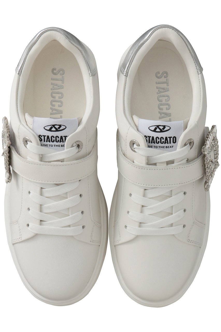 【スタッカート/STACCATO】のサイドバックルプラットフォームスニーカー 人気、トレンドファッション・服の通販 founy(ファニー) 　ファッション　Fashion　レディースファッション　Fashion for Women　バッグ　Bags　エレガント 上品　Elegant　ストーン　Stone, Gem-Like　スニーカー　Sneakers, Trainers　軽量　Lightweight, Ultra Light　other-3|ID: prp329100004849820 ipo3291000000036130861