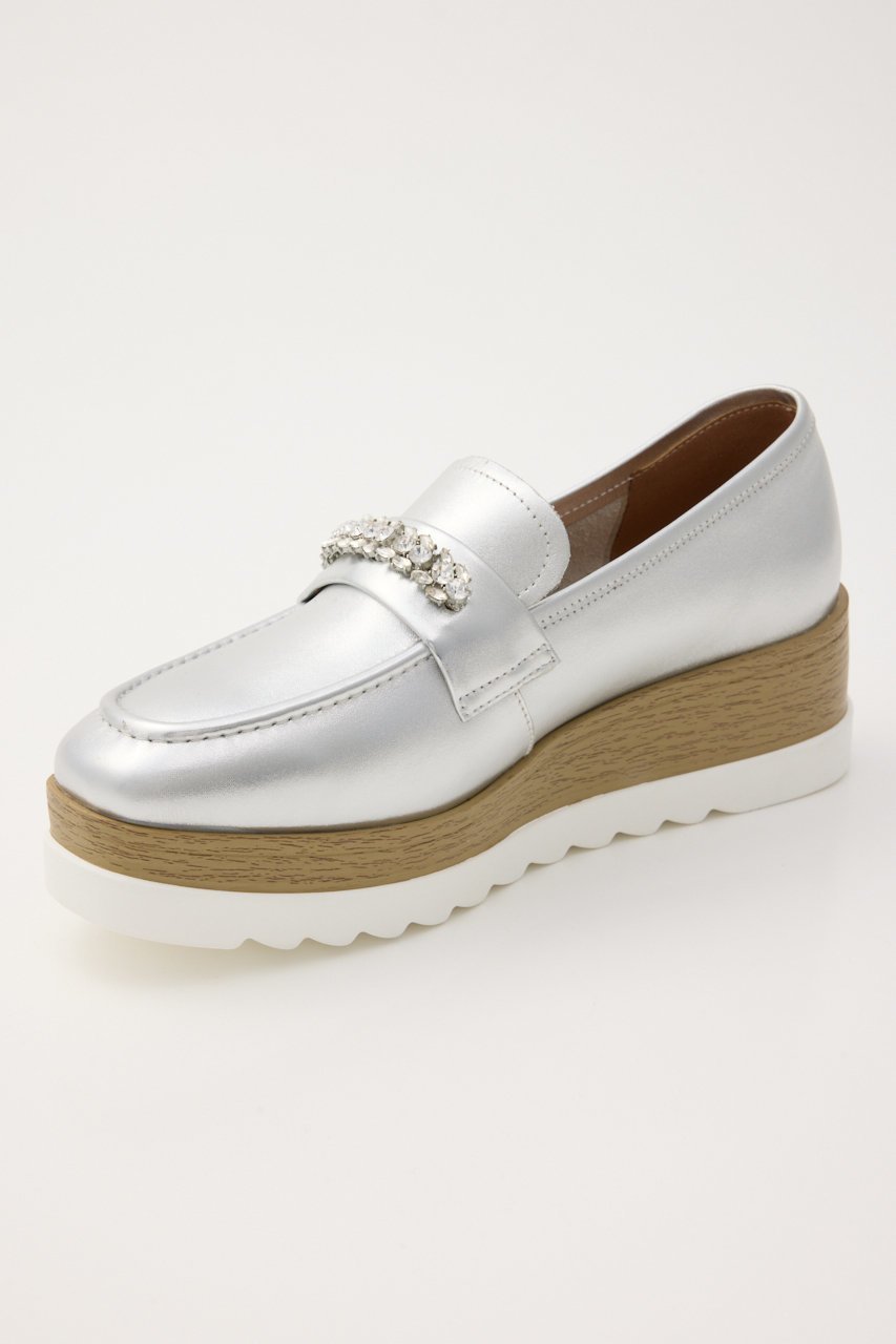 【スタッカート/STACCATO】のオーリンベルトプラットフォーム 人気、トレンドファッション・服の通販 founy(ファニー) 　ファッション　Fashion　レディースファッション　Fashion for Women　ベルト&ウエストマーク　Belts & Waist Accessories　ウッド　Wooden Design　エレガント 上品　Elegant　シューズ　Shoes, Footwear　ストーン　Stone, Gem-Like　スリッポン　Slip-On, Loafer　チェーン　Chain, Chain Strap　フラット　Flat, Flat Shoes　今季　This Season, Current Season　再入荷　Restock / Back in Stock　厚底　Platform Shoes　定番　Standard, Basic Item　other-8|ID: prp329100004849823 ipo3291000000035854381