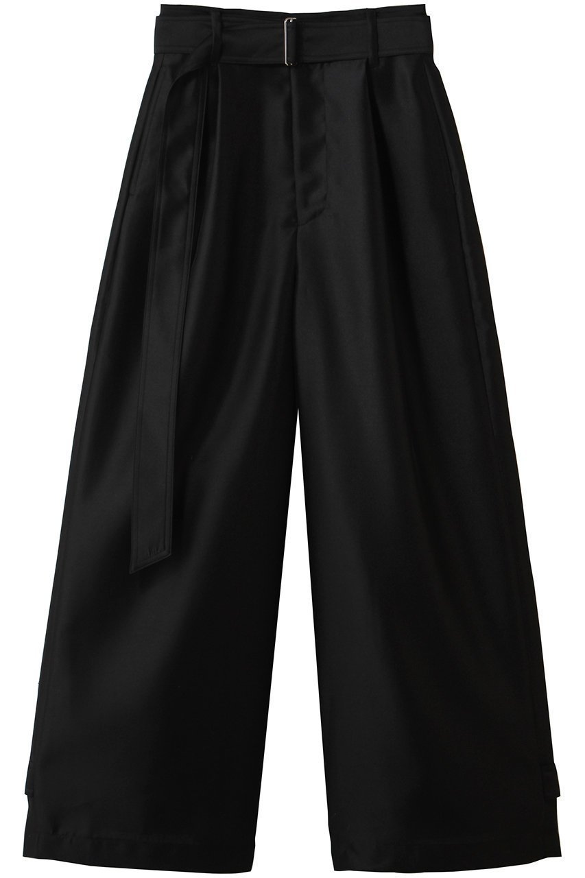 【メゾンスペシャル/MAISON SPECIAL】のFlight Satin Wide Pants/フライトサテンワイドパンツ インテリア・キッズ・メンズ・レディースファッション・服の通販 founy(ファウニー) 　ファッション　Fashion　レディースファッション　Fashion for Women　パンツ　Pants & Trousers　ワイド　Wide, Wide Fit　BLK(ブラック)|ID: prp329100004849959 ipo3291000000036807638