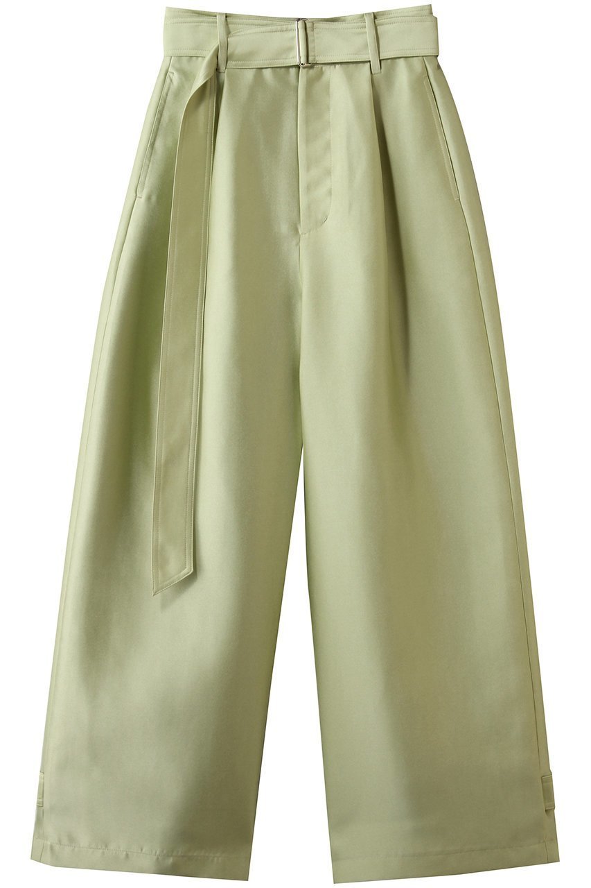 【メゾンスペシャル/MAISON SPECIAL】のFlight Satin Wide Pants/フライトサテンワイドパンツ インテリア・キッズ・メンズ・レディースファッション・服の通販 founy(ファウニー) 　ファッション　Fashion　レディースファッション　Fashion for Women　パンツ　Pants & Trousers　ワイド　Wide, Wide Fit　GRN(グリーン)|ID: prp329100004849959 ipo3291000000036807641
