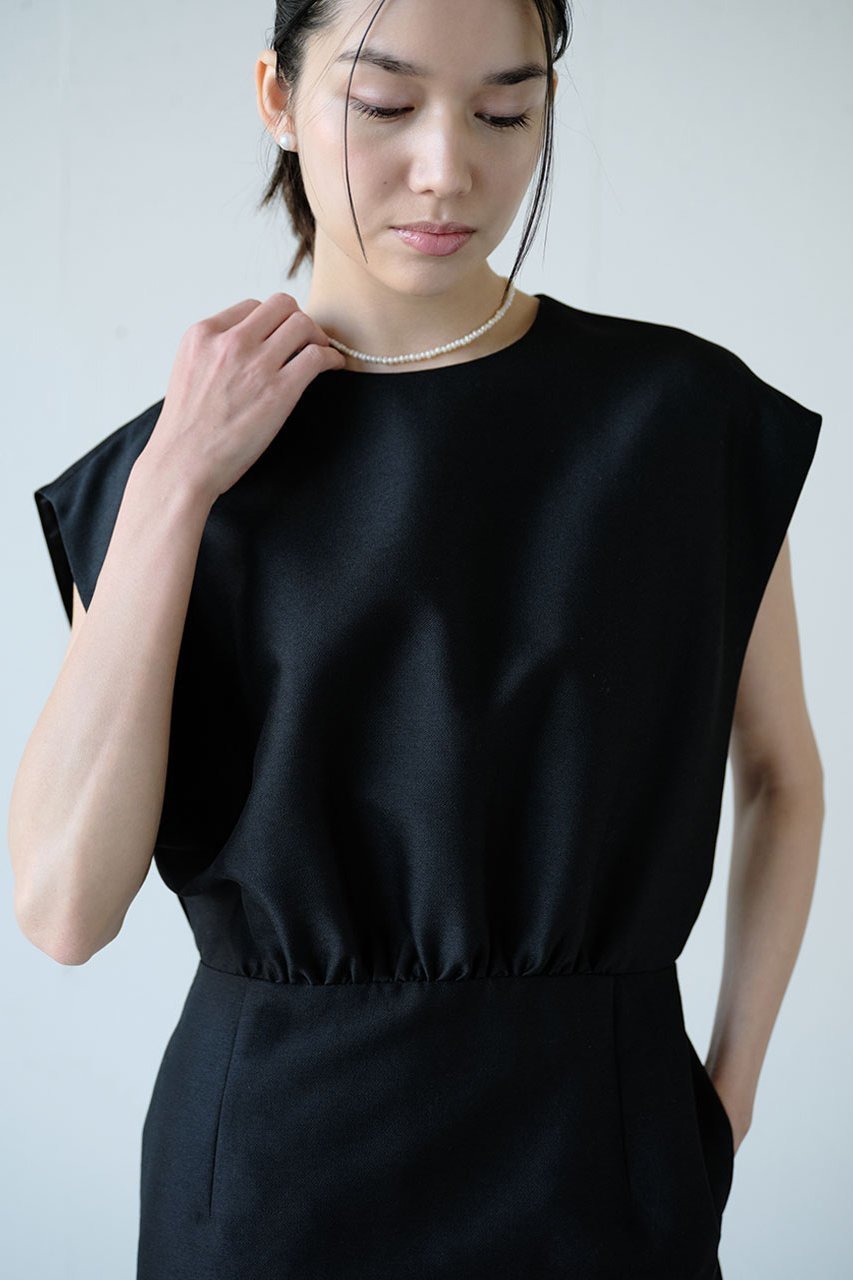 【ジェイドット/j.】のシルキーダブルフェイス フレンチタイトドレス 人気、トレンドファッション・服の通販 founy(ファニー) 　ファッション　Fashion　レディースファッション　Fashion for Women　ワンピース　Dresses　フォーマル・パーティードレス・結婚式用ドレス　Elegant & Casual Dresses　チュニック　Tunic Tops & Dresses　シンプル　Simple, Minimal　スリーブ　Sleeve, Long Sleeve / Short Sleeve　チュニック　Tunic, Long Top　ドレス　Dress, One-Piece　パーティ　Party, Party Style　フォルム　Silhouette, Form　フレンチ　French, French Style　ロング　Long, Long-Length　other-8|ID: prp329100004849961 ipo3291000000035955685