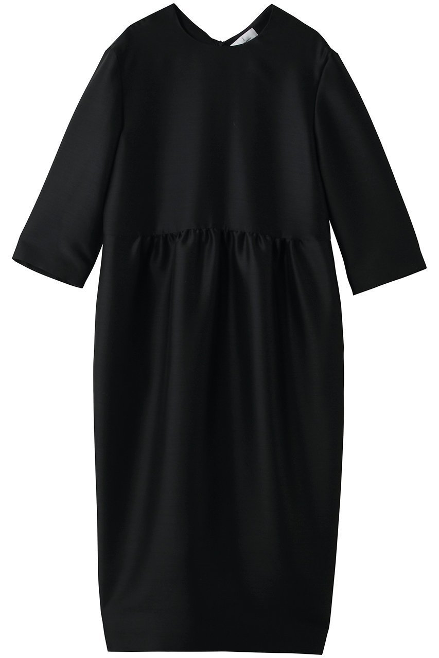 【ジェイドット/j.】のシルク混タッサー ギャザーコクーンドレス インテリア・キッズ・メンズ・レディースファッション・服の通販 founy(ファニー) ファッション Fashion レディースファッション Fashion for Women ワンピース Dresses フォーマル・パーティードレス・結婚式用ドレス Elegant & Casual Dresses チュニック Tunic Tops & Dresses オケージョン Occasion Wear シューズ Shoes, Footwear シルク Silk, 100% Silk チュニック Tunic, Long Top ドレス Dress, One-Piece ロング Long, Long-Length ブラック|ID: prp329100004849962 ipo3291000000036231040