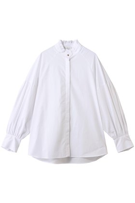 【ジェイドット/j.】のタイプライター スタンドフリルブラウス 人気、トレンドファッション・服の通販 founy(ファニー) ファッション Fashion レディースファッション Fashion for Women トップス・カットソー Cut & Sew Tops シャツ・ブラウス・オフィスカジュアル Elegant Blouses & Button-Ups インナー Innerwear カフス Cuff Design ジャケット Jacket, Outerwear スリーブ Sleeve, Long Sleeve / Short Sleeve タイプライター Typewriter Fabric, Crisp Cotton フリル Frill, Ruffle ロング Long, Long-Length エレガント 上品 Elegant 新作・新入荷 New Arrivals / New In |ID:prp329100004849963