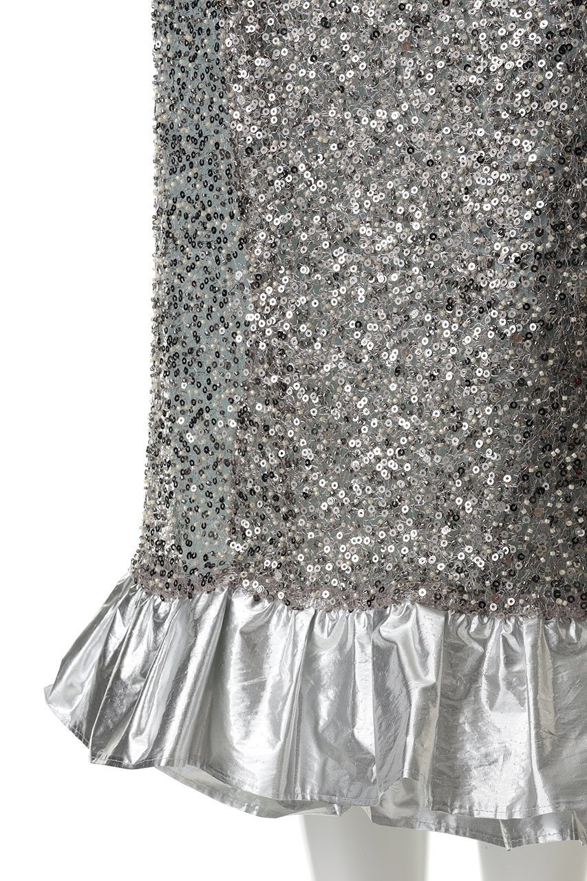 【ルール ロジェット/leur logette】のスパンコールラップスカート 人気、トレンドファッション・服の通販 founy(ファニー) 　ファッション　Fashion　レディースファッション　Fashion for Women　スカート　Skirts　シンプル　Simple, Minimal　スパンコール　Sequins, Sequin Embellishment　ラップ　Wrap, Wrap Design　エレガント 上品　Elegant　other-5|ID: prp329100004849966 ipo3291000000036519649