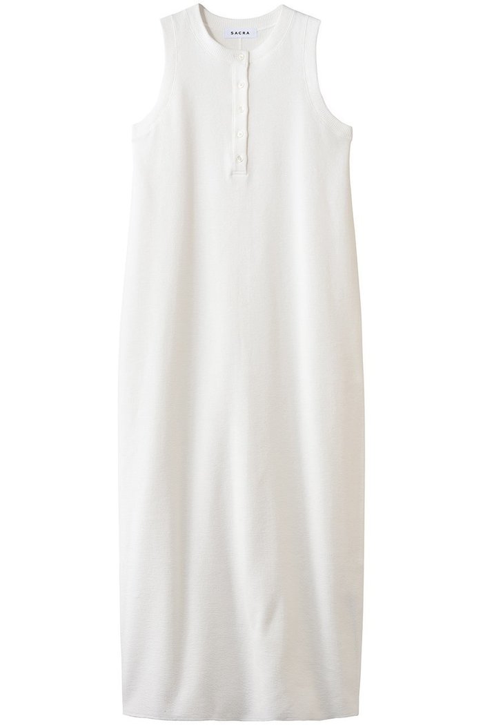 【サクラ/SACRA】のダブルフェイスコットンノースリーブワンピース インテリア・キッズ・メンズ・レディースファッション・服の通販 founy(ファニー) https://founy.com/ ファッション Fashion レディースファッション Fashion for Women ワンピース Dresses チュニック Tunic Tops & Dresses 2026年 2026 アメリカン American Style スリーブ Sleeve, Long Sleeve / Short Sleeve ダブル Double, Double-Breasted チュニック Tunic, Long Top デコルテ Décolleté, Neckline フェイス Face, Facial Design ロング Long, Long-Length 夏 Summer 春 Spring S/S・春夏 SS, Spring/Summer, Warm Season |ID: prp329100004849968 ipo3291000000035734311