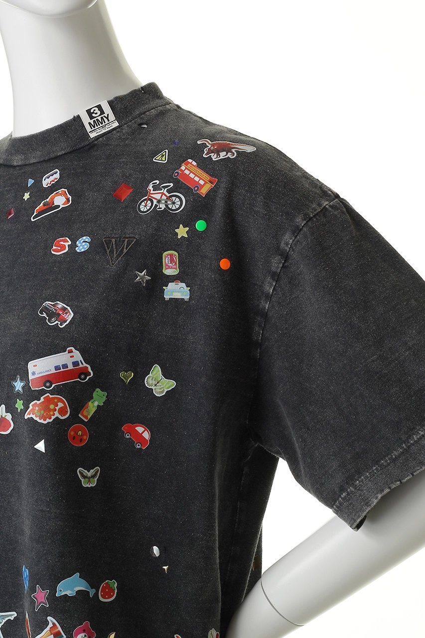 【メゾン ミハラヤスヒロ/Maison MIHARA YASUHIRO】の【Maison MIHARA YASUHIRO】BLEACHED KIDS STICKER Tシャツ 人気、トレンドファッション・服の通販 founy(ファニー) ファッション Fashion レディースファッション Fashion for Women トップス・カットソー Cut & Sew Tops シャツ・ブラウス・オフィスカジュアル Elegant Blouses & Button-Ups ロングTシャツ・Tシャツ Longline T-Shirts & Tees カットソー・ベーシックTシャツ Cut-and-Sewn Tops / Stretch Tees & Basics 2026年 2026 ショート Short, Short Length スリーブ Sleeve, Long Sleeve / Short Sleeve ダメージ Distressed, Destroyed 夏 Summer 春 Spring S/S・春夏 SS, Spring/Summer, Warm Season other-5|ID: prp329100004849969 ipo3291000000036070043