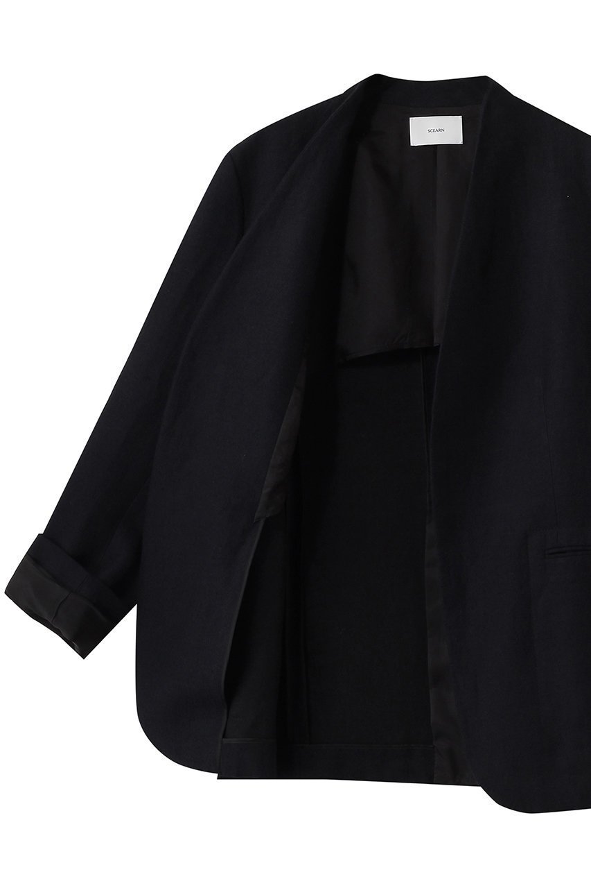 【セアン/SCEARN】のLINEN DOUBLE CLOTH ジャケット 人気、トレンドファッション・服の通販 founy(ファニー) ファッション Fashion レディースファッション Fashion for Women アウター Coat / Outerwear Collection レディースジャケット・軽アウター Jackets 2026年 2026 ジャケット Jacket, Outerwear リネン Linen, Linen Fabric 夏 Summer 春 Spring S/S・春夏 SS, Spring/Summer, Warm Season ビジネス 仕事 通勤 Business / Work / Commuting other-6|ID: prp329100004849979 ipo3291000000035526890