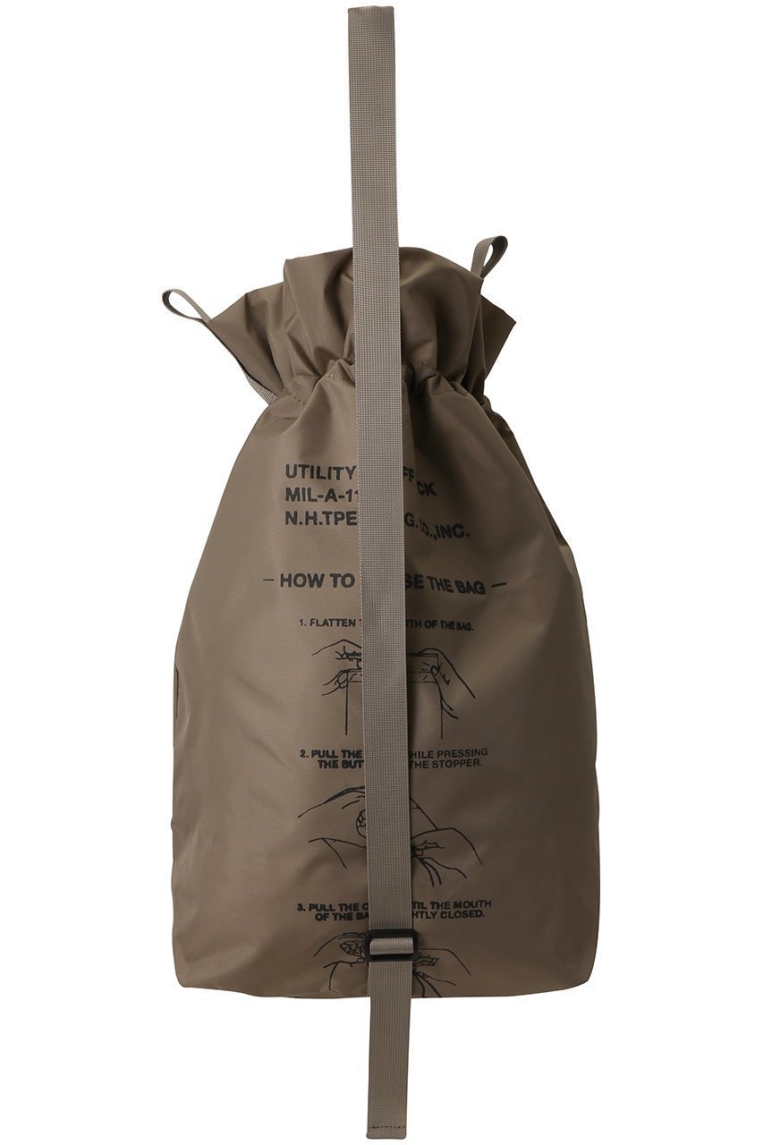 【エヌ.ハリウッド/N.HOOLYWOOD / MEN】の【MEN】【EXCANGE SERVICE×OUTDOOR PRODUCTS】 ドローストリング バッグ LARGE 人気、トレンドファッション・服の通販 founy(ファニー) 　ファッション　Fashion　メンズファッション　Fashion for Men　バッグ　Bags　グラフィック　Graphic, Graphic Design　コラボ　Collaboration, Collab　ドローストリング　Drawstring, Pull Cord　プリント　Print, Printed Pattern　ミリタリー　Military, Army Style　モチーフ　Motif, Design Theme　旅行　Travel　ビジネス 仕事 通勤　Business / Work / Commuting　other-3|ID: prp329100004849983 ipo3291000000035526918