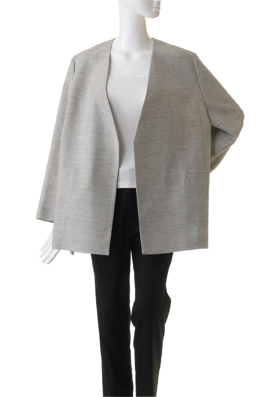 【ジェイドット/j.】のヘザーリネンウールボクシージャケット 人気、トレンドファッション・服の通販 founy(ファニー) 　ファッション　Fashion　レディースファッション　Fashion for Women　アウター　Coat / Outerwear Collection　レディースジャケット・軽アウター　Jackets　おすすめ　Recommended / Our Picks　ジャケット　Jacket, Outerwear　セットアップ　Set-Up, Coordinated Outfit　リネン　Linen, Linen Fabric　別注　Limited Edition, Custom Order　夏　Summer　春　Spring　S/S・春夏　SS, Spring/Summer, Warm Season　other-2|ID: prp329100004849985 ipo3291000000035526998