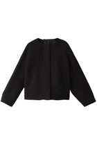 【ジェイドット/j.】のストレッチジャカードノーカラージャケット ブラック|ID: prp329100004849986 ipo3291000000035527007