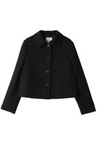 【ジェイドット/j.】のボンボンツイード衿つきジャケット ブラック|ID: prp329100004849987 ipo3291000000035527017