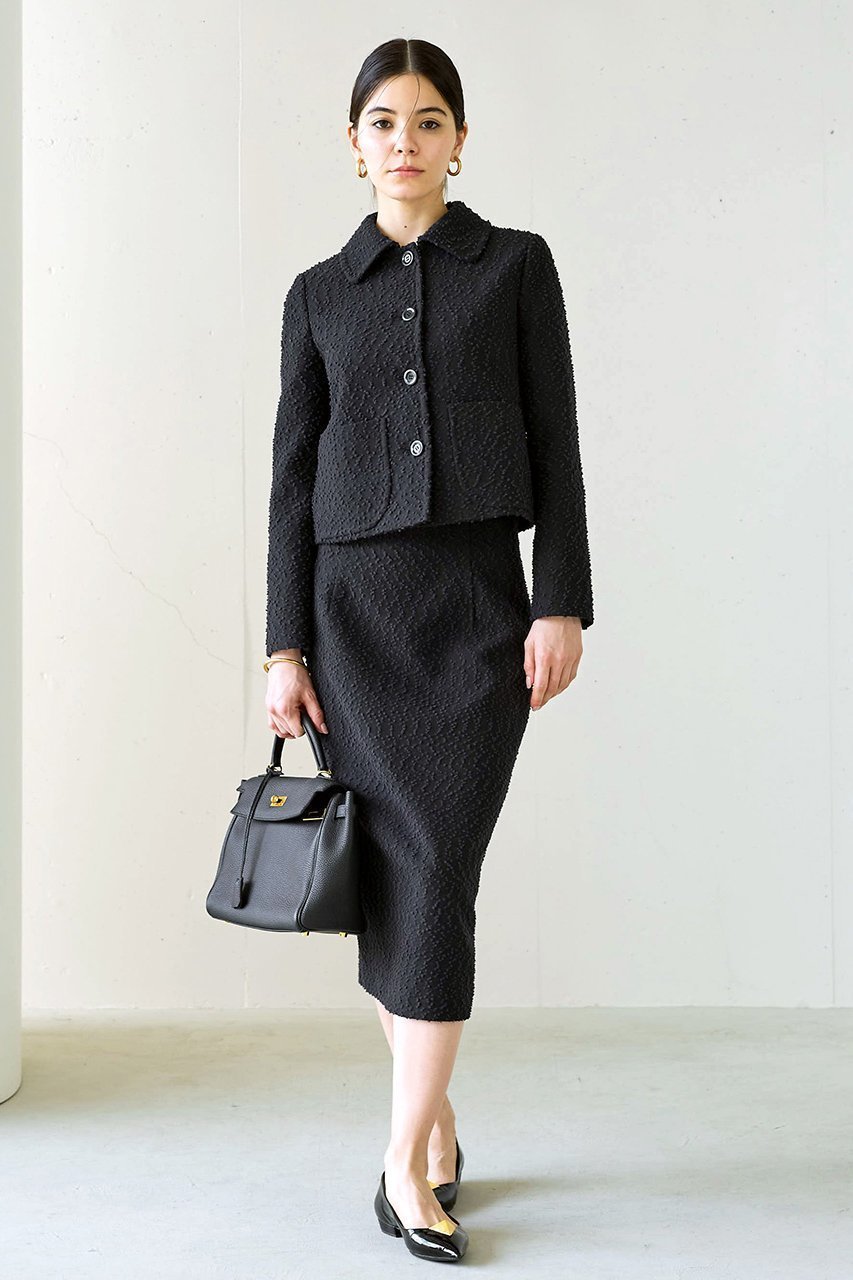 【ジェイドット/j.】のボンボンツイード衿つきジャケット 人気、トレンドファッション・服の通販 founy(ファニー) ファッション Fashion レディースファッション Fashion for Women アウター Coat / Outerwear Collection レディースジャケット・軽アウター Jackets おすすめ Recommended / Our Picks アクリル Acrylic Material ショート Short, Short Length ジャケット Jacket, Outerwear セットアップ Set-Up, Coordinated Outfit ツイード Twill, Twill Weave パーティ Party, Party Style フェミニン Feminine, Girly other-8|ID: prp329100004849987 ipo3291000000035527024