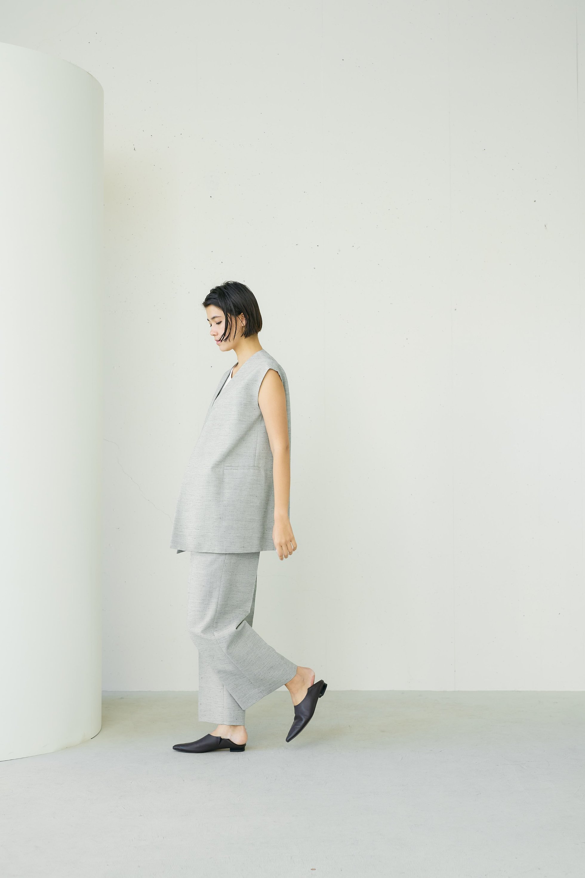 【ジェイドット/j.】のヘザーリネンウールツータックワイドパンツ 人気、トレンドファッション・服の通販 founy(ファニー) ファッション Fashion レディースファッション Fashion for Women パンツ Pants & Trousers おすすめ Recommended / Our Picks ジャケット Jacket, Outerwear セットアップ Set-Up, Coordinated Outfit センター Center, Center Line リネン Linen, Linen Fabric 別注 Limited Edition, Custom Order 夏 Summer 春 Spring S/S・春夏 SS, Spring/Summer, Warm Season other-6|ID: prp329100004849989 ipo3291000000035527065