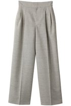 【ジェイドット/j.】のヘザーリネンウールツータックワイドパンツ グレー|ID: prp329100004849989 ipo3291000000036231202