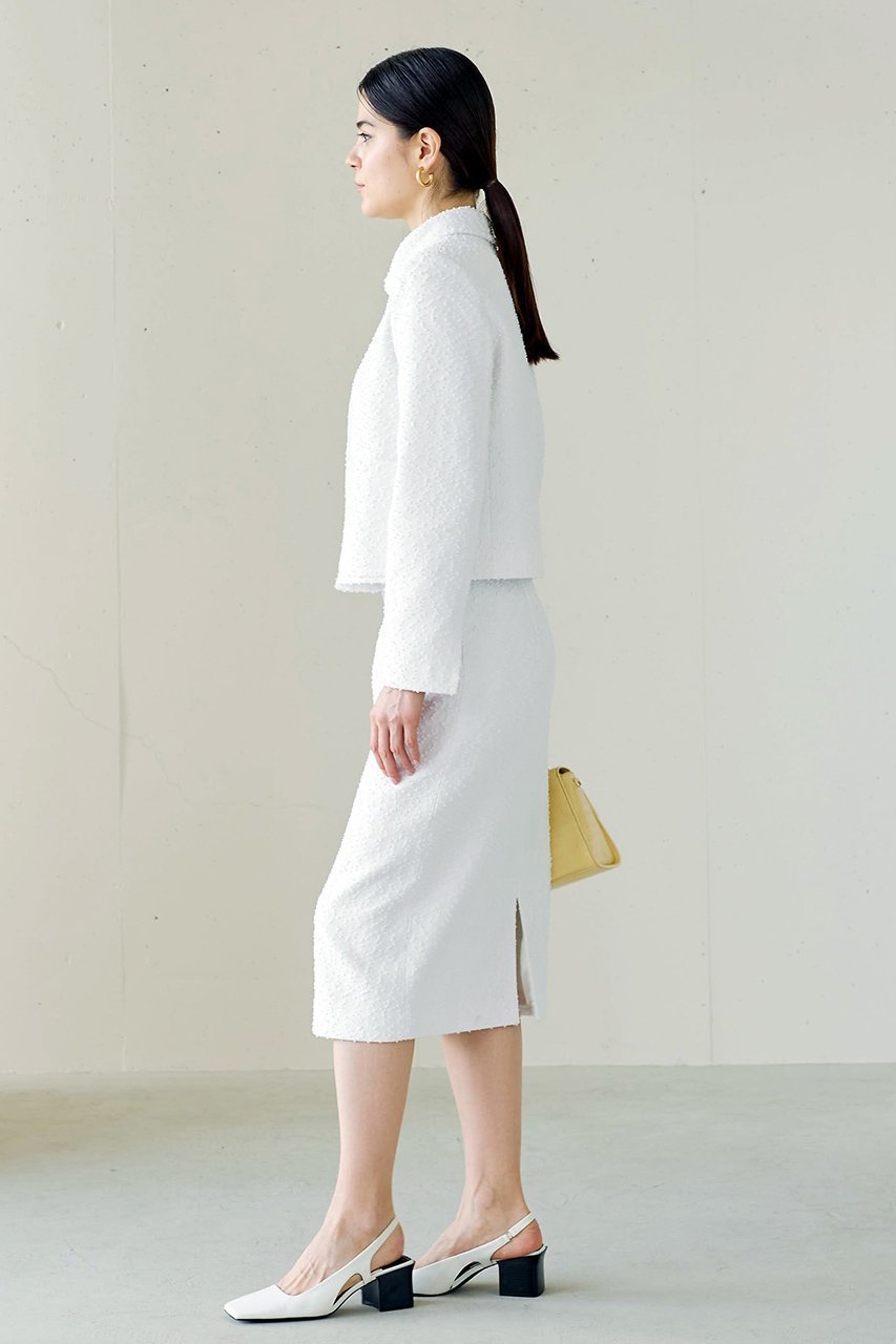 【ジェイドット/j.】のボンボンツイードスカート 人気、トレンドファッション・服の通販 founy(ファニー) ファッション Fashion レディースファッション Fashion for Women スカート Skirts おすすめ Recommended / Our Picks ジャケット Jacket, Outerwear セットアップ Set-Up, Coordinated Outfit ツイード Twill, Twill Weave パーティ Party, Party Style エレガント 上品 Elegant other-6|ID: prp329100004849992 ipo3291000000035527118