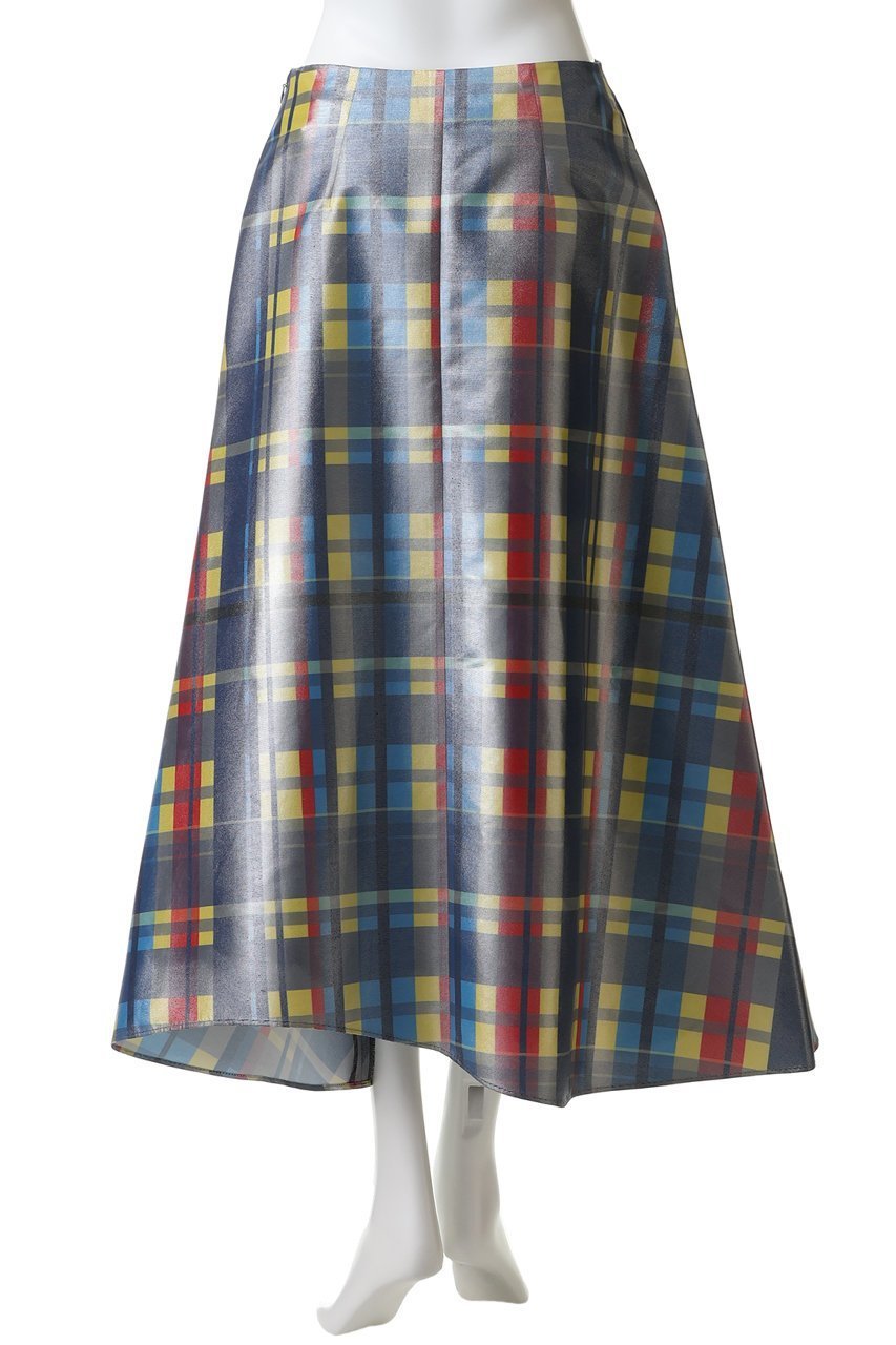 【エンフォルド/ENFOLD】のMINIMAL FLARE-SKIRT 人気、トレンドファッション・服の通販 founy(ファニー) 　ファッション　Fashion　レディースファッション　Fashion for Women　スカート　Skirts　ロングスカート　Long Skirts / Maxi & Midi Skirts　クラシック　Classic, Timeless Style　シルバー　Silver, Metallic Silver　スペシャル　Special, Limited Edition　チェック　Check, Plaid, Tartan　パターン　Pattern, Design Print　フレア　Flare, Flared　プリント　Print, Printed Pattern　ロング　Long, Long-Length　other-7|ID: prp329100004850046 ipo3291000000035980463