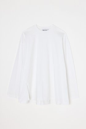 【ナゴンスタンス/nagonstans】のslit flare long-sleeves t-shirt 人気、トレンドファッション・服の通販 founy(ファニー) ファッション Fashion レディースファッション Fashion for Women トップス・カットソー Cut & Sew Tops シャツ・ブラウス・オフィスカジュアル Elegant Blouses & Button-Ups ロングTシャツ・Tシャツ Longline T-Shirts & Tees カットソー・ベーシックTシャツ Cut-and-Sewn Tops / Stretch Tees & Basics 2026年 2026 スリット Slit, Slit Detail スリーブ Sleeve, Long Sleeve / Short Sleeve フレア Flare, Flared ベーシック Basic, Essential ロング Long, Long-Length 夏 Summer 春 Spring S/S・春夏 SS, Spring/Summer, Warm Season |ID:prp329100004850052