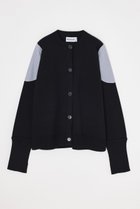 【ナゴンスタンス/nagonstans】のshoulder patch cardigan 人気、トレンドファッション・服の通販 founy(ファニー) ファッション Fashion レディースファッション Fashion for Women トップス・カットソー Cut & Sew Tops カーディガン・羽織り Layered Style Cardigans シャツ・ブラウス・オフィスカジュアル Elegant Blouses & Button-Ups ロングTシャツ・Tシャツ Longline T-Shirts & Tees カットソー・ベーシックTシャツ Cut-and-Sewn Tops / Stretch Tees & Basics 2026年 2026 カーディガン Cardigan, Knitwear パッチ Patch, Appliqué ベーシック Basic, Essential 夏 Summer 春 Spring S/S・春夏 SS, Spring/Summer, Warm Season thumbnail Black|ID: prp329100004850054 ipo3291000000035533594