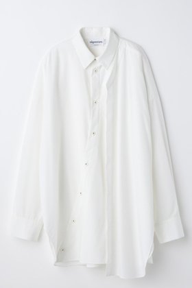 【ナゴンスタンス/nagonstans】のlayered‐front shirt 人気、トレンドファッション・服の通販 founy(ファニー) ファッション Fashion レディースファッション Fashion for Women トップス・カットソー Cut & Sew Tops シャツ・ブラウス・オフィスカジュアル Elegant Blouses & Button-Ups ロングTシャツ・Tシャツ Longline T-Shirts & Tees 2026年 2026 スリーブ Sleeve, Long Sleeve / Short Sleeve ブロード Broadcloth, Fine Cotton ロング Long, Long-Length 夏 Summer 春 Spring S/S・春夏 SS, Spring/Summer, Warm Season |ID:prp329100004850055