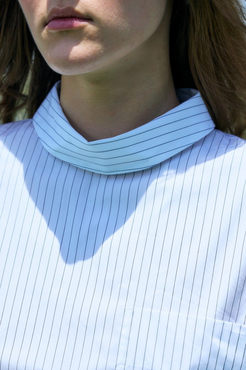 【ナゴンスタンス/nagonstans】のloose bump shirt 人気、トレンドファッション・服の通販 founy(ファニー) 　ファッション　Fashion　レディースファッション　Fashion for Women　トップス・カットソー　Cut & Sew Tops　シャツ・ブラウス・オフィスカジュアル　Elegant Blouses & Button-Ups　2026年　2026　スタンド　Stand Collar, Upright Stand　ストライプ　Stripe, Striped Pattern　スリーブ　Sleeve, Long Sleeve / Short Sleeve　タイプライター　Typewriter Fabric, Crisp Cotton　フォルム　Silhouette, Form　フォーマル　Formal, Dressy　ロング　Long, Long-Length　夏　Summer　春　Spring　S/S・春夏　SS, Spring/Summer, Warm Season　other-6|ID: prp329100004850056 ipo3291000000035533625