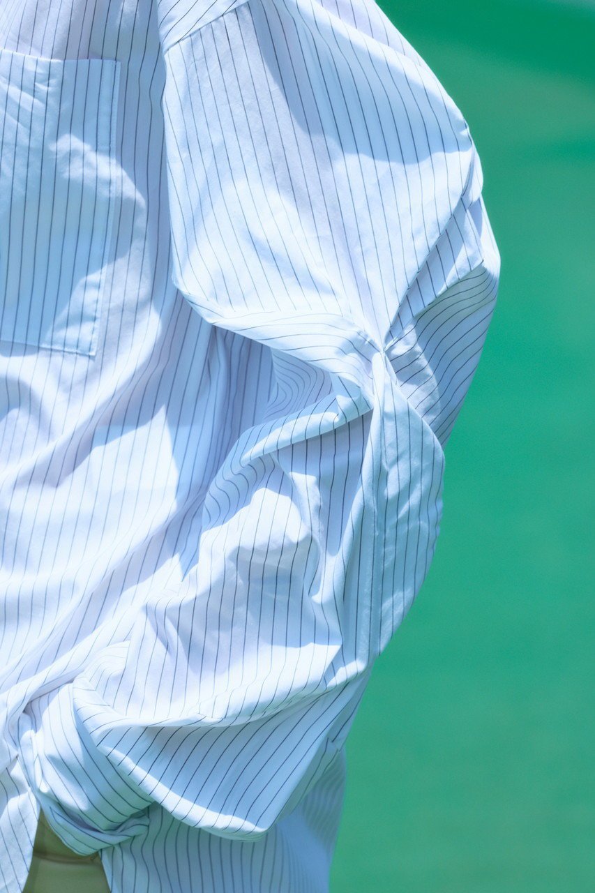 【ナゴンスタンス/nagonstans】のloose bump shirt 人気、トレンドファッション・服の通販 founy(ファニー) 　ファッション　Fashion　レディースファッション　Fashion for Women　トップス・カットソー　Cut & Sew Tops　シャツ・ブラウス・オフィスカジュアル　Elegant Blouses & Button-Ups　2026年　2026　スタンド　Stand Collar, Upright Stand　ストライプ　Stripe, Striped Pattern　スリーブ　Sleeve, Long Sleeve / Short Sleeve　タイプライター　Typewriter Fabric, Crisp Cotton　フォルム　Silhouette, Form　フォーマル　Formal, Dressy　ロング　Long, Long-Length　夏　Summer　春　Spring　S/S・春夏　SS, Spring/Summer, Warm Season　other-7|ID: prp329100004850056 ipo3291000000035533627