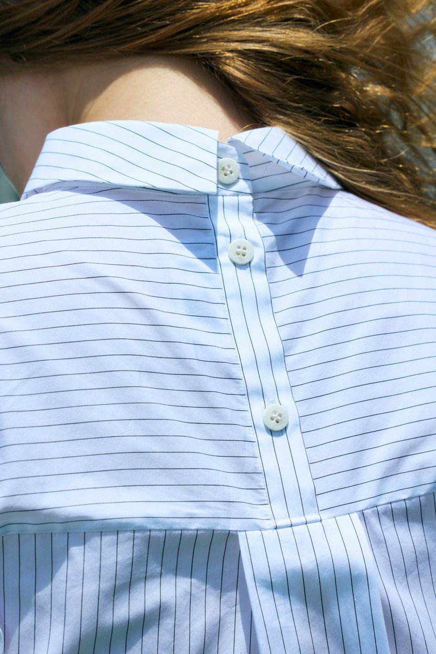 【ナゴンスタンス/nagonstans】のloose bump shirt 人気、トレンドファッション・服の通販 founy(ファニー) 　ファッション　Fashion　レディースファッション　Fashion for Women　トップス・カットソー　Cut & Sew Tops　シャツ・ブラウス・オフィスカジュアル　Elegant Blouses & Button-Ups　2026年　2026　スタンド　Stand Collar, Upright Stand　ストライプ　Stripe, Striped Pattern　スリーブ　Sleeve, Long Sleeve / Short Sleeve　タイプライター　Typewriter Fabric, Crisp Cotton　フォルム　Silhouette, Form　フォーマル　Formal, Dressy　ロング　Long, Long-Length　夏　Summer　春　Spring　S/S・春夏　SS, Spring/Summer, Warm Season　other-8|ID: prp329100004850056 ipo3291000000035533629