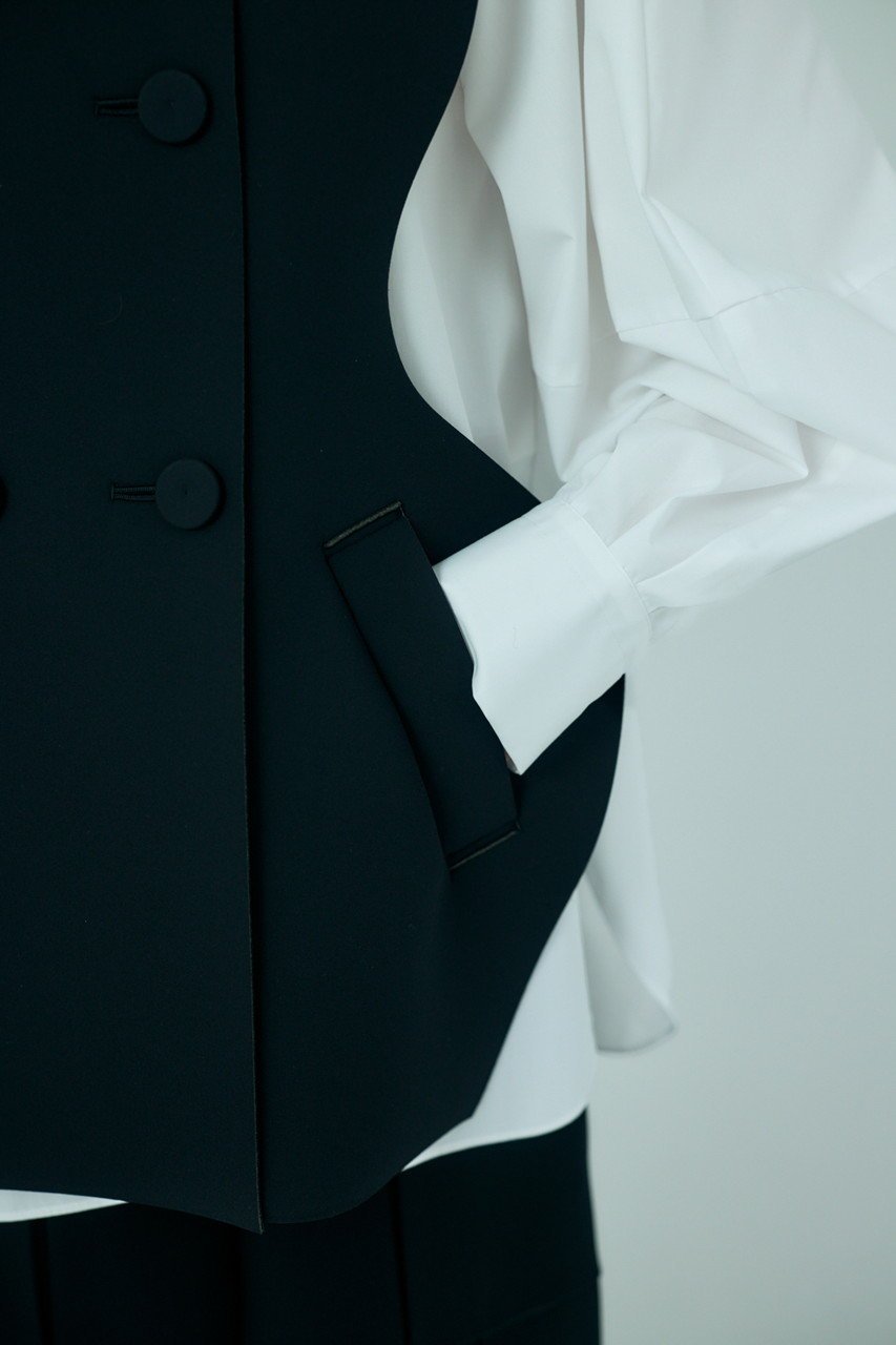 【エンフォルド/ENFOLD】のSHAPE VEST 人気、トレンドファッション・服の通販 founy(ファニー) ファッション Fashion レディースファッション Fashion for Women アウター Coat / Outerwear Collection レディースジャケット・軽アウター Jackets ジャケット Jacket, Outerwear ドレス Dress, One-Piece ベスト Vest, Waistcoat ボンディング Bonding, Bonded Fabric other-6|ID: prp329100004850061 ipo3291000000036102519