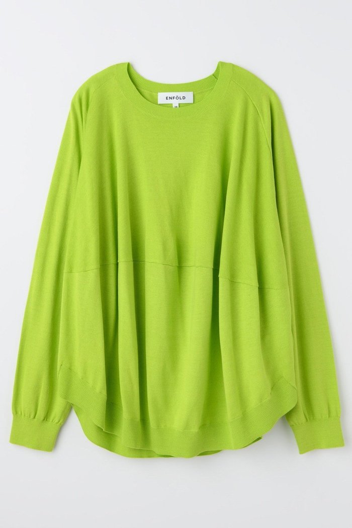 【エンフォルド/ENFOLD】のFULL-MOON PULLOVER インテリア・キッズ・メンズ・レディースファッション・服の通販 founy(ファニー) https://founy.com/ ファッション Fashion レディースファッション Fashion for Women トップス・カットソー Cut & Sew Tops シャツ・ブラウス・オフィスカジュアル Elegant Blouses & Button-Ups カジュアルプルオーバー・ニットトップス Pullovers & Knit Tops / Casual Pullovers 2026年 2026 なめらか Smooth, Silky Texture サークル Circle, Round Design シルク Silk, 100% Silk スリーブ Sleeve, Long Sleeve / Short Sleeve センター Center, Center Line ドレープ Drape, Draping Fabric パターン Pattern, Design Print ロング Long, Long-Length 夏 Summer 定番 Standard, Basic Item 春 Spring S/S・春夏 SS, Spring/Summer, Warm Season |ID: prp329100004850064 ipo3291000000035533666