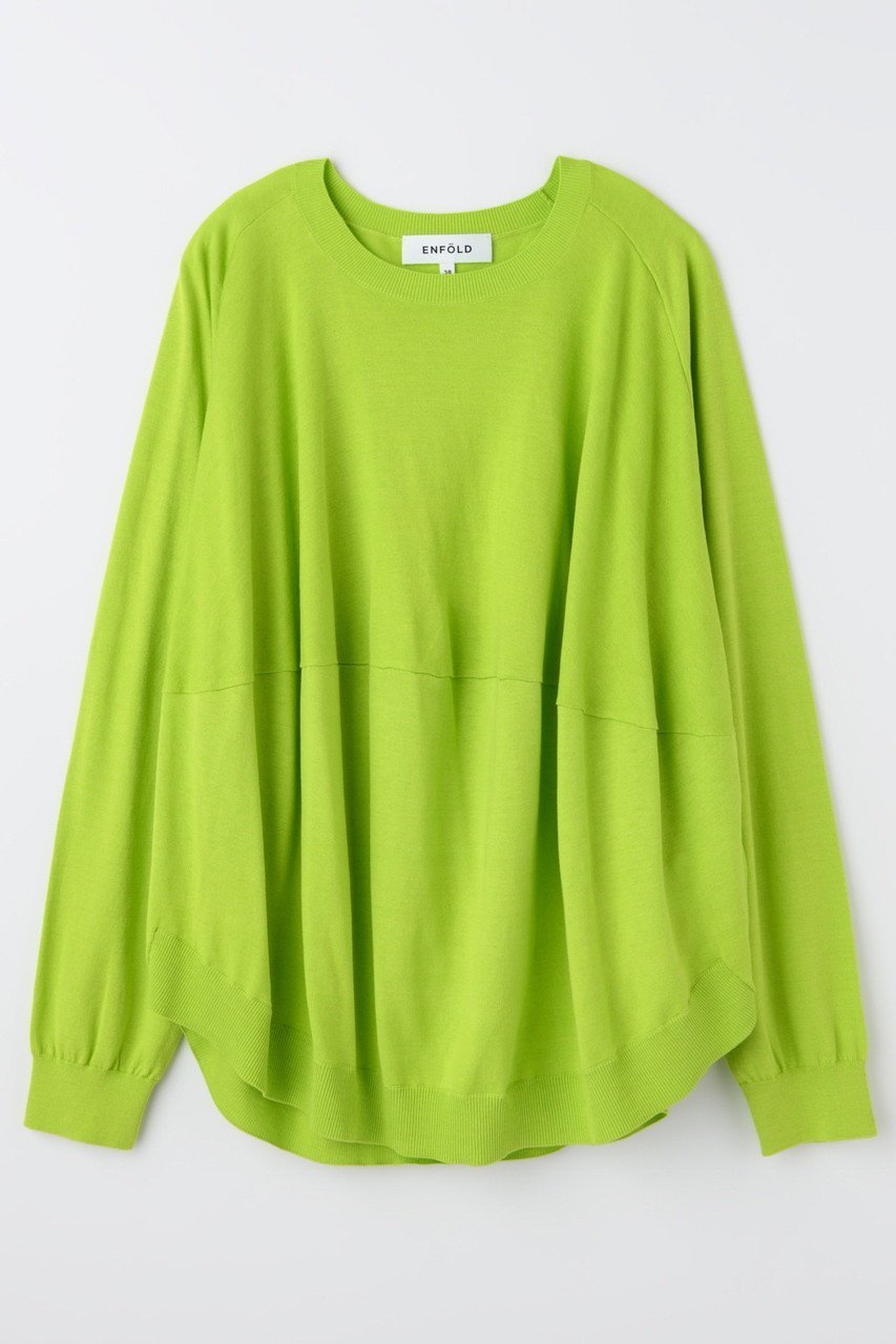 【エンフォルド/ENFOLD】のFULL-MOON PULLOVER 人気、トレンドファッション・服の通販 founy(ファニー) 　ファッション　Fashion　レディースファッション　Fashion for Women　トップス・カットソー　Cut & Sew Tops　シャツ・ブラウス・オフィスカジュアル　Elegant Blouses & Button-Ups　カジュアルプルオーバー・ニットトップス　Pullovers & Knit Tops / Casual Pullovers　なめらか　Smooth, Silky Texture　サークル　Circle, Round Design　シルク　Silk, 100% Silk　スリーブ　Sleeve, Long Sleeve / Short Sleeve　センター　Center, Center Line　ドレープ　Drape, Draping Fabric　パターン　Pattern, Design Print　ロング　Long, Long-Length　定番　Standard, Basic Item　 other-1|ID: prp329100004850064 ipo3291000000035890380