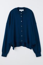 【エンフォルド/ENFOLD】のHIGH-NECK CARDIGAN 人気、トレンドファッション・服の通販 founy(ファニー) ファッション Fashion レディースファッション Fashion for Women トップス・カットソー Cut & Sew Tops ニット Knit Tops & Sweaters カーディガン・羽織り Layered Style Cardigans 2026年 2026 なめらか Smooth, Silky Texture カーディガン Cardigan, Knitwear シルク Silk, 100% Silk ハイネック High Neck, Mock Neck バランス Balance, Style Balance ボックス Boxy, Box Shape ワイド Wide, Wide Fit エレガント 上品 Elegant 夏 Summer 定番 Standard, Basic Item 春 Spring S/S・春夏 SS, Spring/Summer, Warm Season thumbnail ダークブルー|ID: prp329100004850067 ipo3291000000035533676