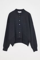 【エンフォルド/ENFOLD】のHIGH-NECK CARDIGAN 人気、トレンドファッション・服の通販 founy(ファニー) ファッション Fashion レディースファッション Fashion for Women トップス・カットソー Cut & Sew Tops ニット Knit Tops & Sweaters カーディガン・羽織り Layered Style Cardigans なめらか Smooth, Silky Texture カーディガン Cardigan, Knitwear シルク Silk, 100% Silk ハイネック High Neck, Mock Neck バランス Balance, Style Balance ボックス Boxy, Box Shape ワイド Wide, Wide Fit エレガント 上品 Elegant 定番 Standard, Basic Item 春 Spring thumbnail チャコールグレー|ID: prp329100004850067 ipo3291000000035890392