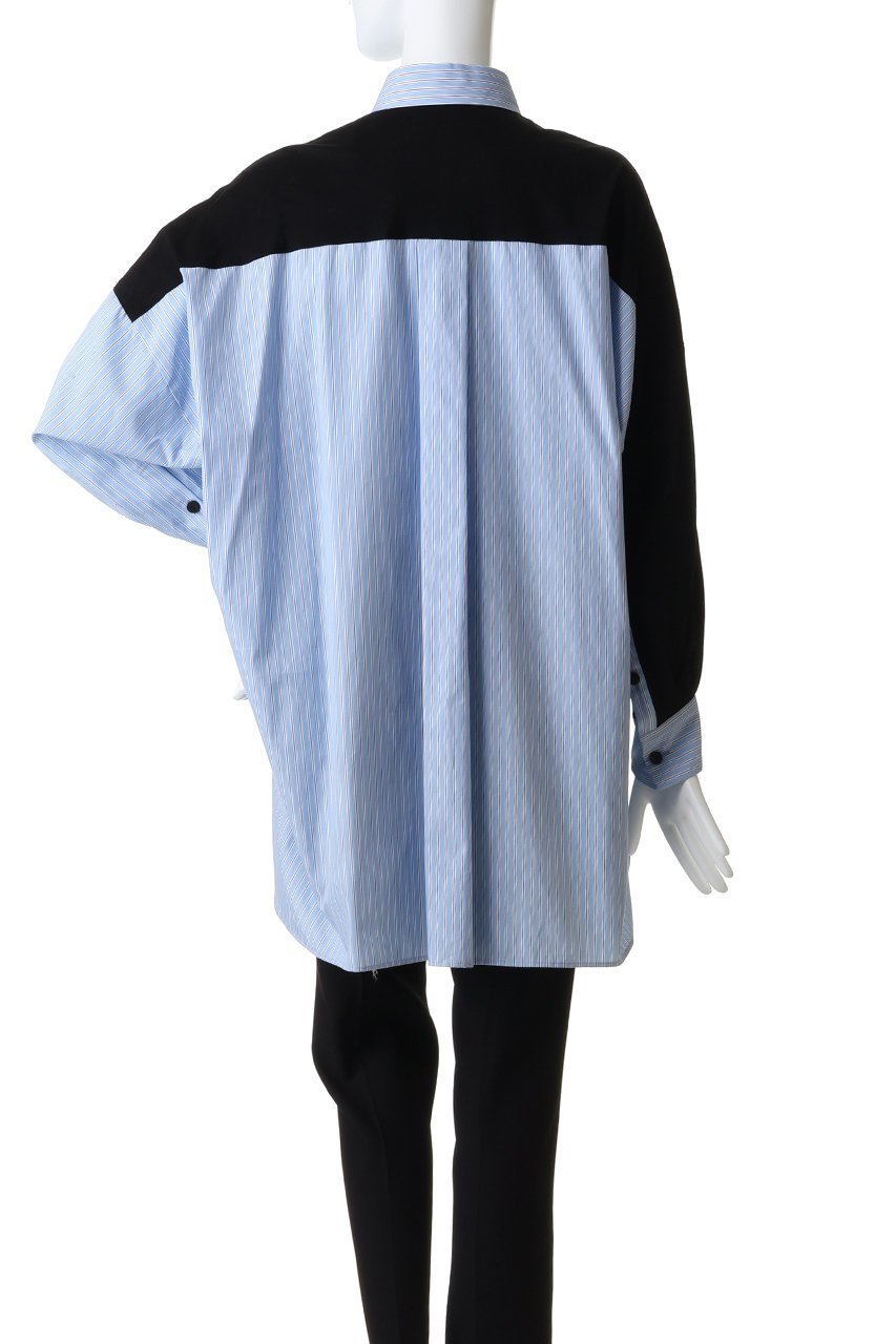 【エンフォルド/ENFOLD】のPATCHWORK SHIRT 人気、トレンドファッション・服の通販 founy(ファニー) 　ファッション　Fashion　レディースファッション　Fashion for Women　トップス・カットソー　Cut & Sew Tops　シャツ・ブラウス・オフィスカジュアル　Elegant Blouses & Button-Ups　アシンメトリー　Asymmetrical Style　コンパクト　Compact, Small Size　ストライプ　Stripe, Striped Pattern　スリーブ　Sleeve, Long Sleeve / Short Sleeve　バランス　Balance, Style Balance　パッチワーク　Patchwork, Mixed Fabric　ミックス　Mix, Mixed Style　ランダム　Random, Irregular　ロング　Long, Long-Length　other-4|ID: prp329100004850068 ipo3291000000036102525