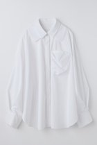 【エンフォルド/ENFOLD】のTULIP SHIRT 人気、トレンドファッション・服の通販 founy(ファニー) ファッション Fashion レディースファッション Fashion for Women トップス・カットソー Cut & Sew Tops シャツ・ブラウス・オフィスカジュアル Elegant Blouses & Button-Ups 2026年 2026 カッティング Cutting Detail スリーブ Sleeve, Long Sleeve / Short Sleeve ダブル Double, Double-Breasted チューリップ Tube, Tube Top フラワー Flower, Floral ポケット Pocket, Pocket Detail ロング Long, Long-Length 夏 Summer 春 Spring S/S・春夏 SS, Spring/Summer, Warm Season thumbnail ホワイト|ID: prp329100004850070 ipo3291000000035533688