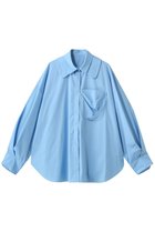 【エンフォルド/ENFOLD】のTULIP SHIRT 人気、トレンドファッション・服の通販 founy(ファニー) ファッション Fashion レディースファッション Fashion for Women トップス・カットソー Cut & Sew Tops シャツ・ブラウス・オフィスカジュアル Elegant Blouses & Button-Ups カッティング Cutting Detail スリーブ Sleeve, Long Sleeve / Short Sleeve ダブル Double, Double-Breasted チューリップ Tube, Tube Top フラワー Flower, Floral ポケット Pocket, Pocket Detail ロング Long, Long-Length thumbnail ライトブルー|ID: prp329100004850070 ipo3291000000036102530