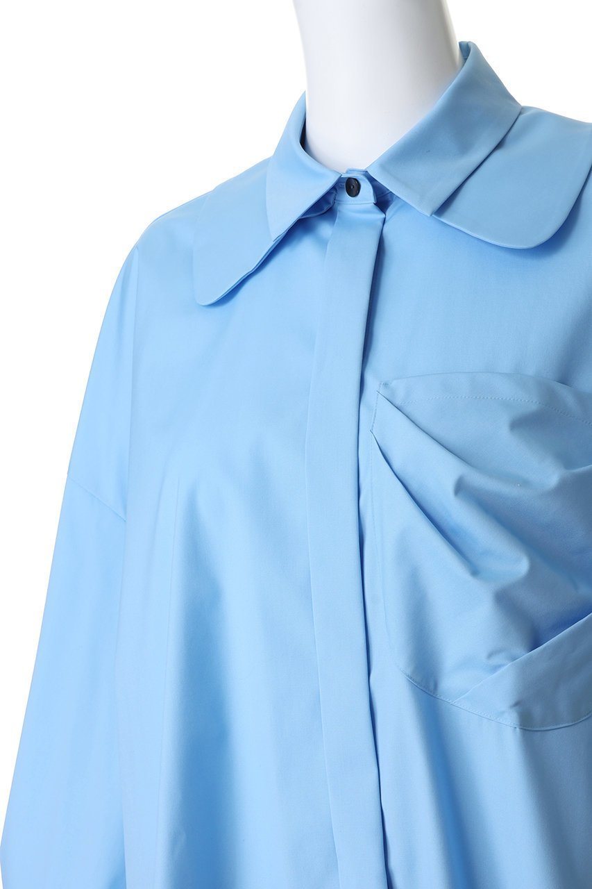 【エンフォルド/ENFOLD】のTULIP SHIRT 人気、トレンドファッション・服の通販 founy(ファニー) 　ファッション　Fashion　レディースファッション　Fashion for Women　トップス・カットソー　Cut & Sew Tops　シャツ・ブラウス・オフィスカジュアル　Elegant Blouses & Button-Ups　カッティング　Cutting Detail　スリーブ　Sleeve, Long Sleeve / Short Sleeve　ダブル　Double, Double-Breasted　チューリップ　Tube, Tube Top　フラワー　Flower, Floral　ポケット　Pocket, Pocket Detail　ロング　Long, Long-Length　other-5|ID: prp329100004850070 ipo3291000000036102534