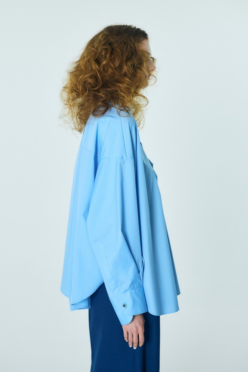 【エンフォルド/ENFOLD】のTULIP SHIRT 人気、トレンドファッション・服の通販 founy(ファニー) 　ファッション　Fashion　レディースファッション　Fashion for Women　トップス・カットソー　Cut & Sew Tops　シャツ・ブラウス・オフィスカジュアル　Elegant Blouses & Button-Ups　カッティング　Cutting Detail　スリーブ　Sleeve, Long Sleeve / Short Sleeve　ダブル　Double, Double-Breasted　チューリップ　Tube, Tube Top　フラワー　Flower, Floral　ポケット　Pocket, Pocket Detail　ロング　Long, Long-Length　other-7|ID: prp329100004850070 ipo3291000000036102536