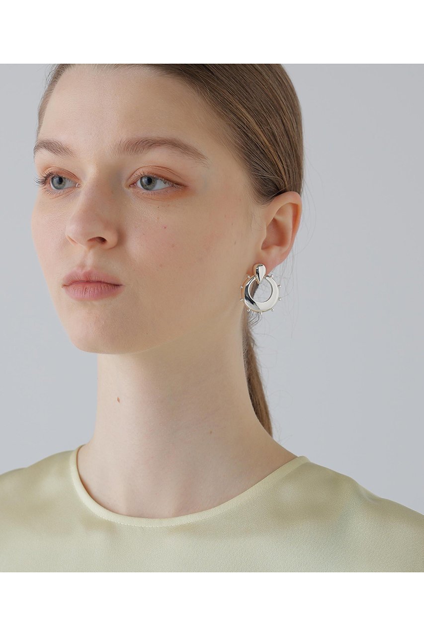 【アドーア/ADORE】のスパイクリングACCイヤリング インテリア・キッズ・メンズ・レディースファッション・服の通販 founy(ファニー) 　ファッション　Fashion　レディースファッション　Fashion for Women　ジュエリー　Jewelry　ファッションリング　Fashion Rings　イヤリング・フープ・ドロップタイプ　Hoop, Drop & Clip Earrings　2026年　2026　イヤリング　Earrings　モチーフ　Motif, Design Theme　夏　Summer　春　Spring　S/S・春夏　SS, Spring/Summer, Warm Season　シルバー|ID: prp329100004850795 ipo3291000000035561762