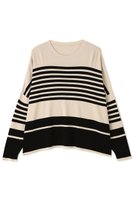 【アドーア/ADORE】のボーダーニット 人気、トレンドファッション・服の通販 founy(ファニー) ファッション Fashion レディースファッション Fashion for Women トップス・カットソー Cut & Sew Tops ニット Knit Tops & Sweaters カジュアルプルオーバー・ニットトップス Pullovers & Knit Tops / Casual Pullovers 2026年 2026 シンプル Simple, Minimal ボトム Bottoms, Lower Wear ボーダー Border, Stripe モダン Modern, Contemporary ランダム Random, Irregular リラックス Relax, Relaxed Fit 夏 Summer 春 Spring S/S・春夏 SS, Spring/Summer, Warm Season |ID:prp329100004850801