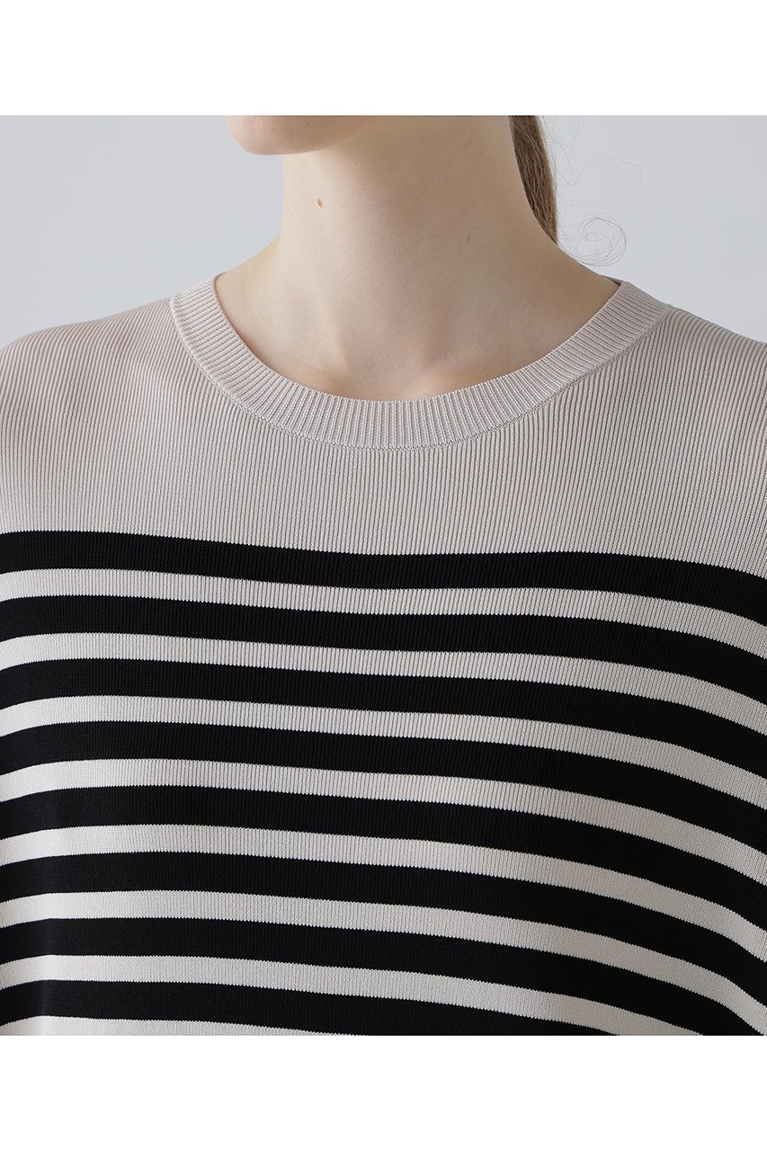 【アドーア/ADORE】のボーダーニット 人気、トレンドファッション・服の通販 founy(ファニー) 　ファッション　Fashion　レディースファッション　Fashion for Women　トップス・カットソー　Cut & Sew Tops　ニット　Knit Tops & Sweaters　カジュアルプルオーバー・ニットトップス　Pullovers & Knit Tops / Casual Pullovers　2026年　2026　シンプル　Simple, Minimal　ボトム　Bottoms, Lower Wear　ボーダー　Border, Stripe　モダン　Modern, Contemporary　ランダム　Random, Irregular　リラックス　Relax, Relaxed Fit　夏　Summer　春　Spring　S/S・春夏　SS, Spring/Summer, Warm Season　other-6|ID: prp329100004850801 ipo3291000000035561830