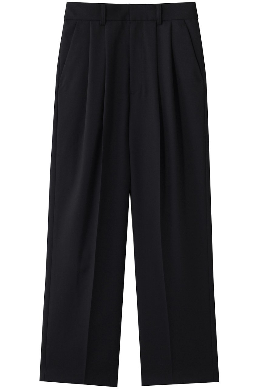 【ハー/HER.】のタックストレートパンツ インテリア・キッズ・メンズ・レディースファッション・服の通販 founy(ファニー) 　ファッション　Fashion　レディースファッション　Fashion for Women　パンツ　Pants & Trousers　オケージョン　Occasion Wear　ストレート　Straight, Straight Cut　セットアップ　Set-Up, Coordinated Outfit　ダウン　Down, Puffer　リラックス　Relax, Relaxed Fit　ネイビー|ID: prp329100004851045 ipo3291000000036245896